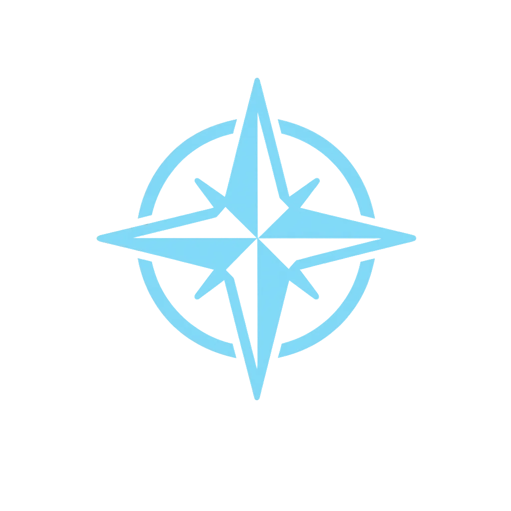 North Star compass rose