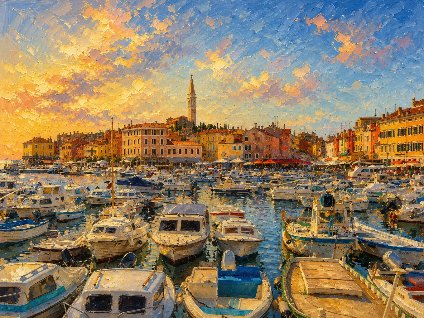 Painterly regional illustration of Eastern Mediterranean for Americans moving abroad with Sunshine Dream.